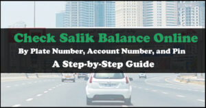 Check Salik Balance Online