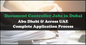 Document Controller Jobs in Dubai