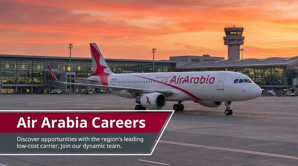 Sharjah Airport Careers 2026 | Air Arabia & Ground Staff Jobs