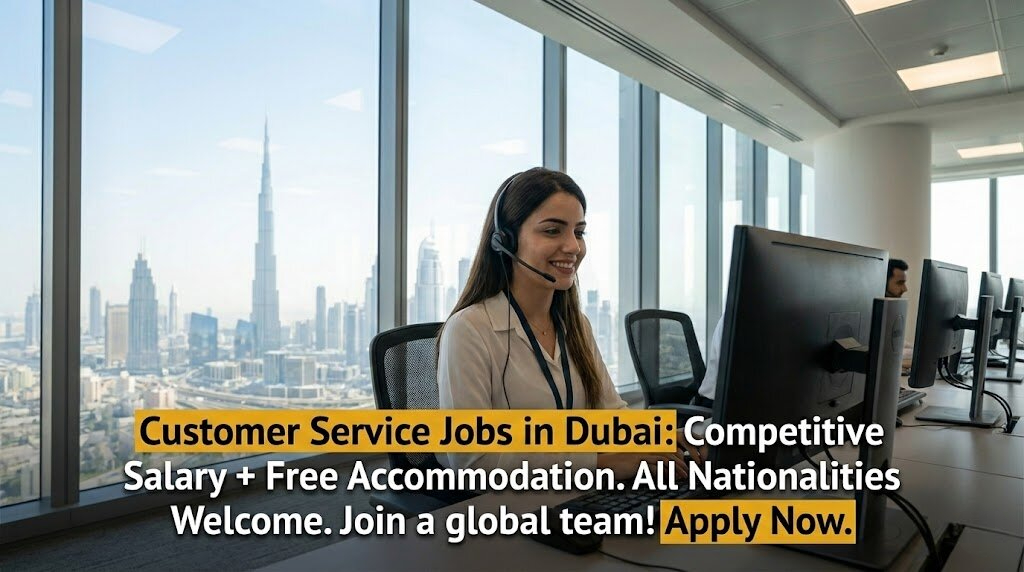 Customer service jobs in dubai for freshers