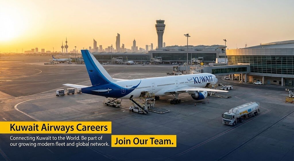 Kuwait Airways Careers 2026 | Cabin Crew & Ground Staff Jobs