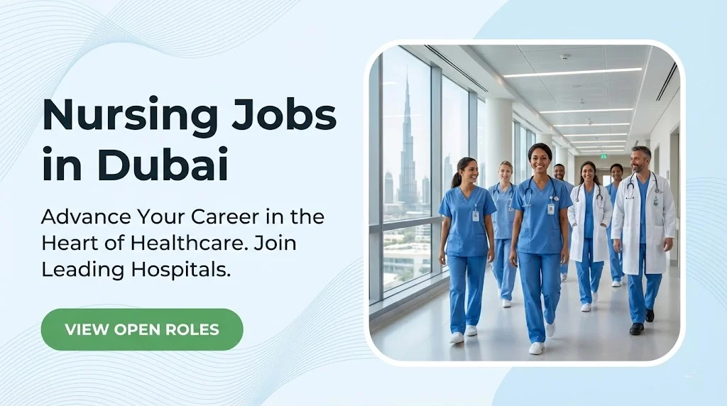 Nursing Jobs in Dubai Recruitment Banner