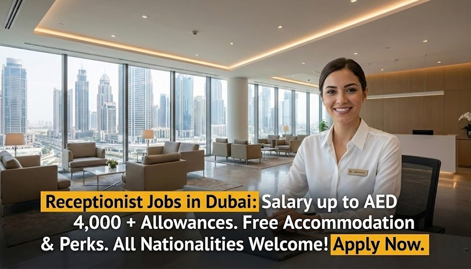 Receptionist Jobs in Dubai Without Experience
