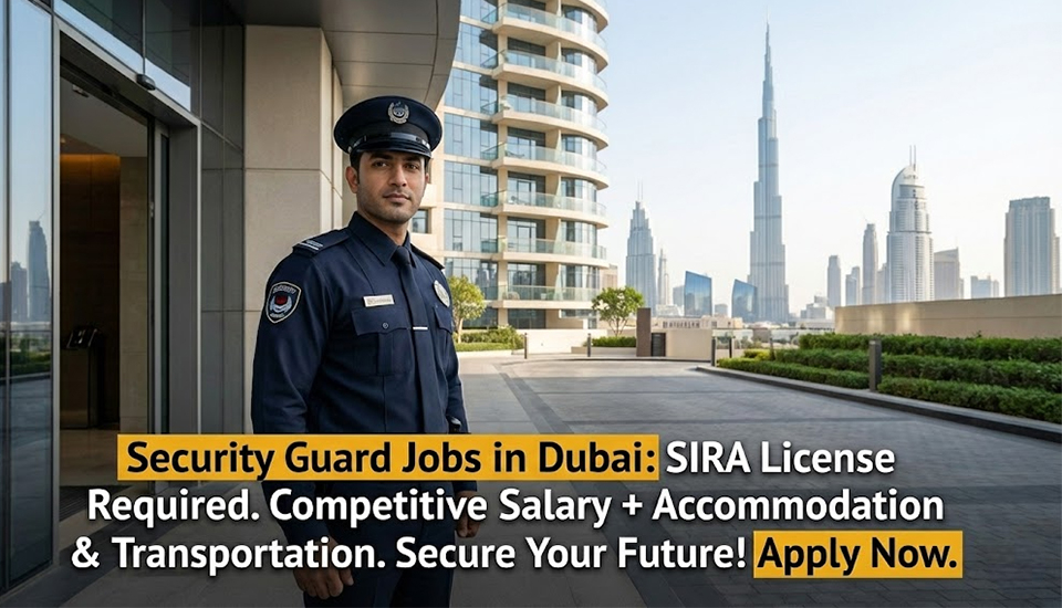 Security Guard Jobs in Dubai with SIRA