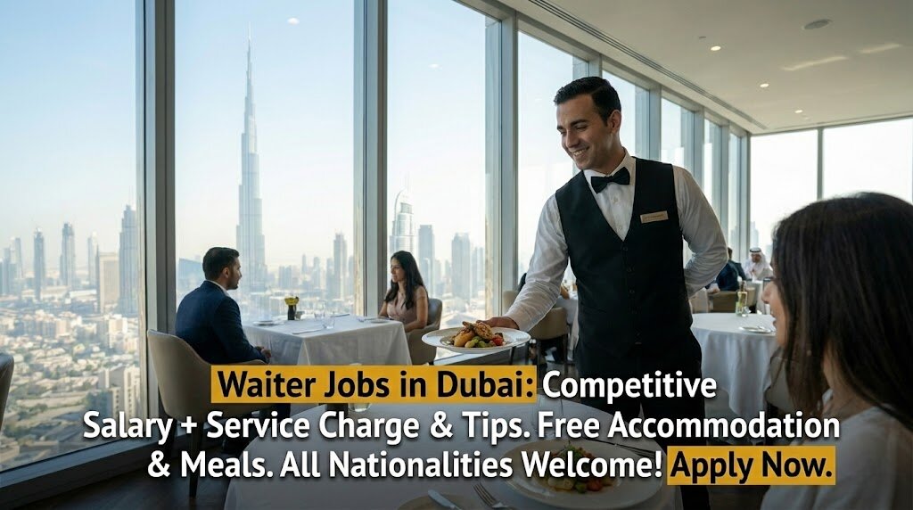 Waiter Jobs in Dubai