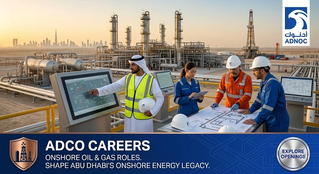 ADCO Careers 2026 | ADNOC Onshore, Oil & Gas Rig Jobs in Abu Dhabi
