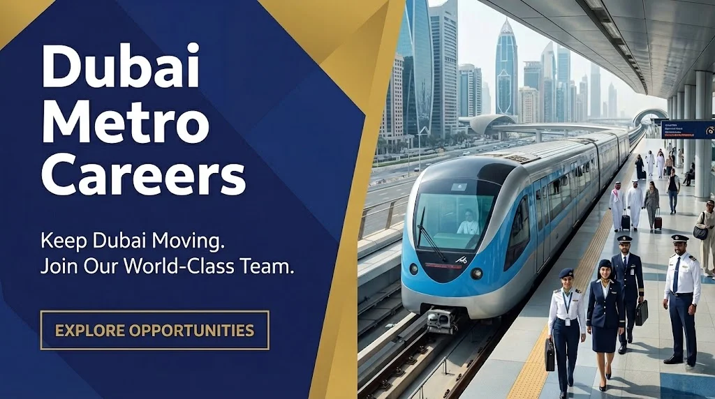 Dubai Metro Careers 2026 | Keolis-MHI, Station Agent & Rail Technician Jobs in UAE