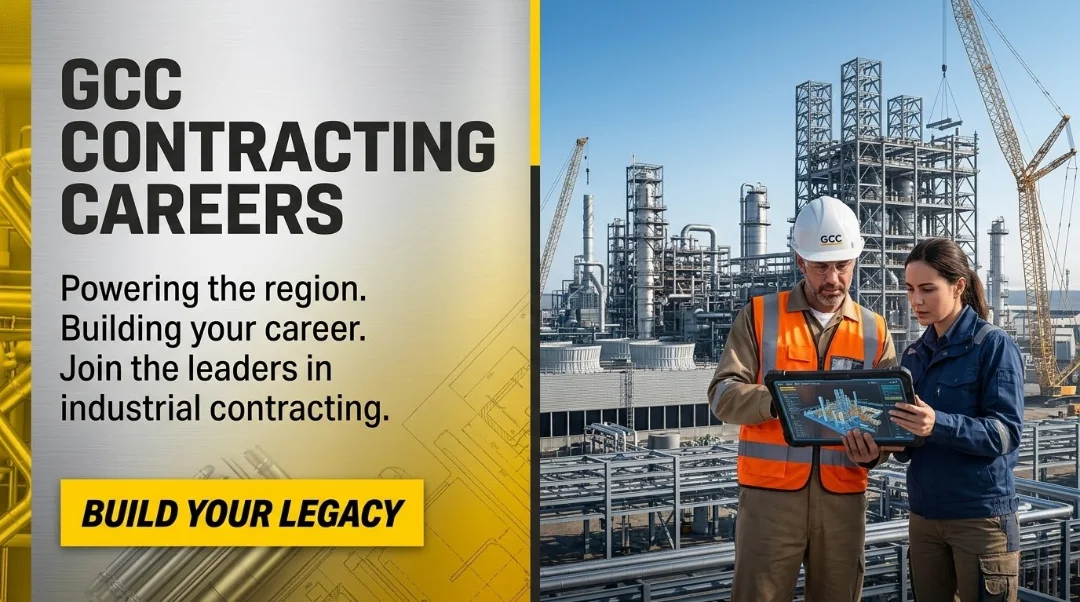 GCC Contracting Careers 2026 | Civil Engineering & Construction Jobs Dubai