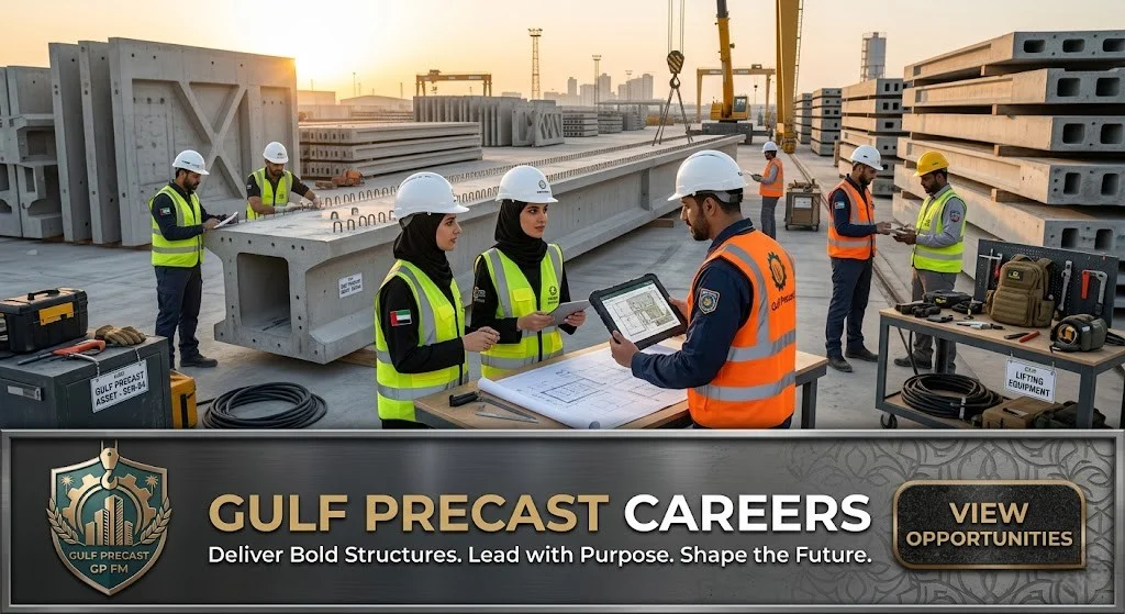 Gulf Precast Careers 2026 | Construction, Engineering & Factory Jobs in UAE