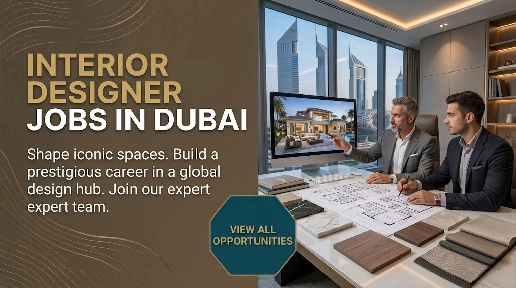 Interior Designer Jobs in Dubai 2026 | Fit-Out Salaries & Portfolio Tips