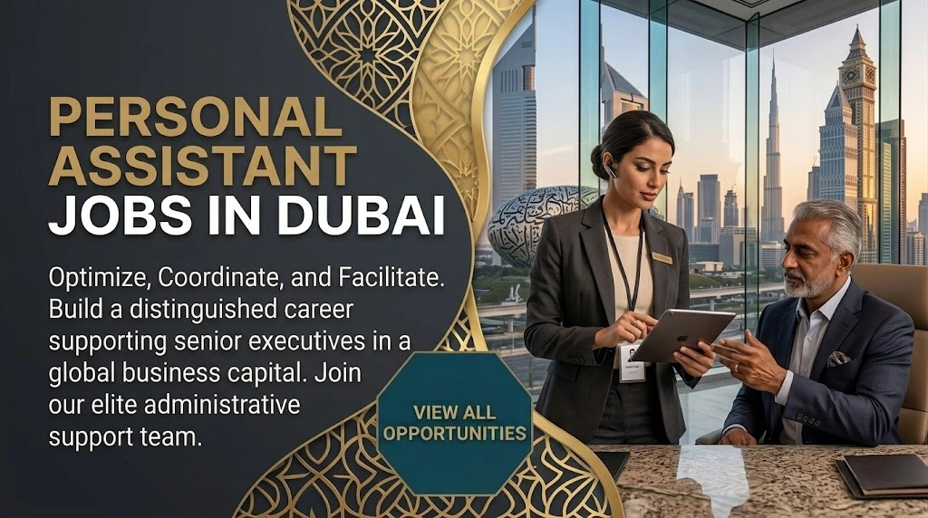 Personal Assistant Jobs in Dubai 2026 | VIP Roles, Salary & Agencies