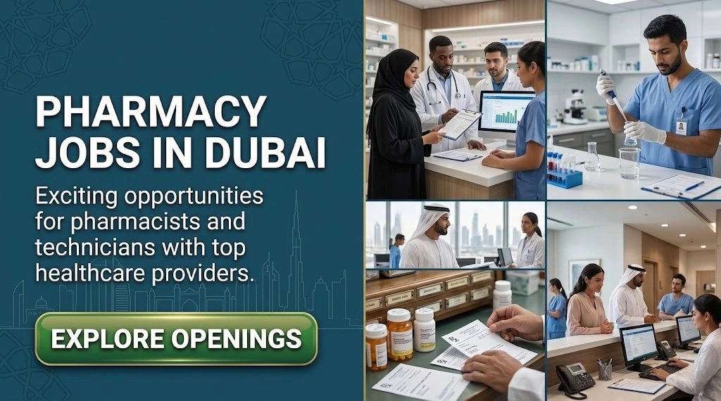 Pharmacy Jobs in Dubai 2026 | DHA License, Salary & Hiring Guide