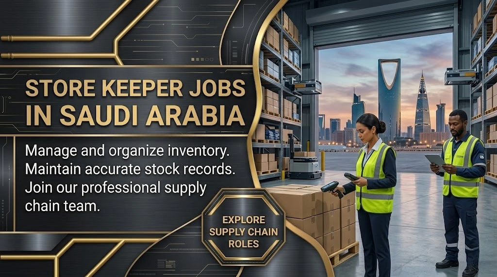 Store Keeper Jobs in Saudi Arabia 2026 | Salary, IQAMA & Walk-ins