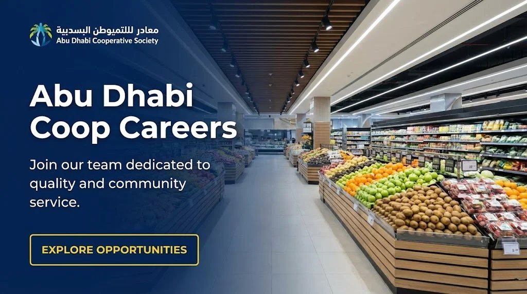 Abu Dhabi Coop Careers 2026 | Supermarket, FMCG & Retail Jobs in UAE