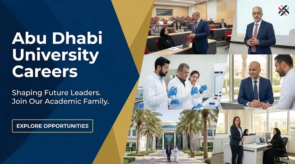 Abu Dhabi University Careers 2026 | Faculty, Research & Campus Administration Jobs in UAE