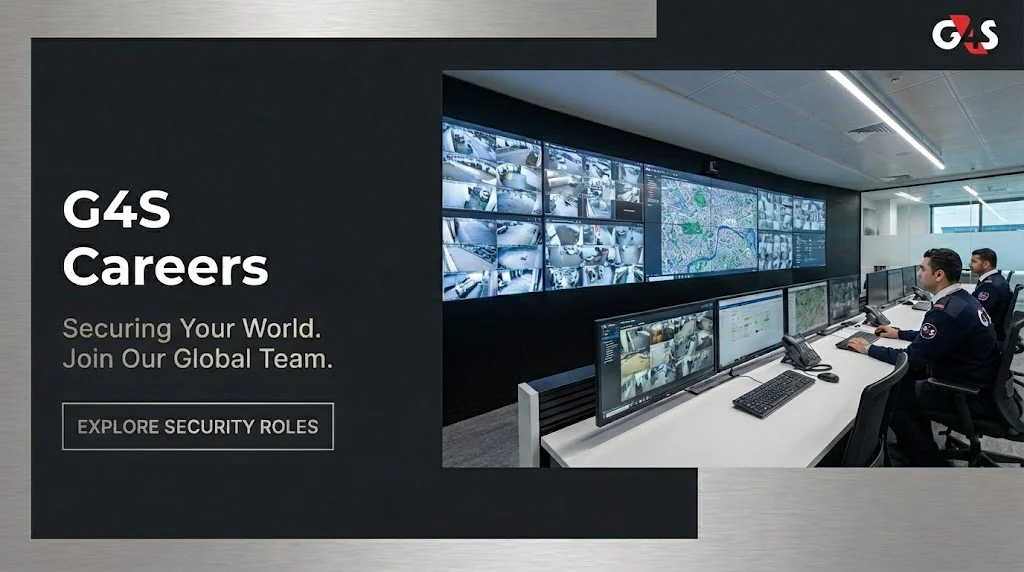 G4S Careers 2026 | Cash-in-Transit, SIRA Security & CCTV Operator Jobs in UAE