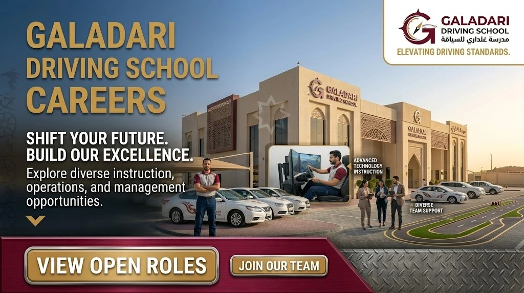 Galadari Driving School Careers 2026 | RTA Instructor, Yard Marshal & Fleet Mechanic Jobs