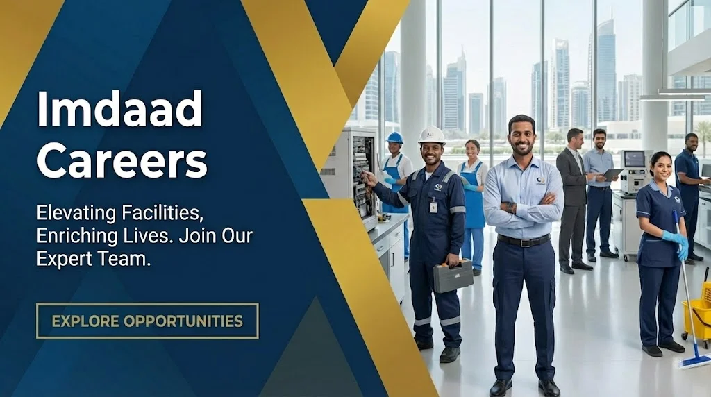 Imdaad Careers 2026 | Facilities Management, MEP Technician & Environmental Services Jobs in UAE