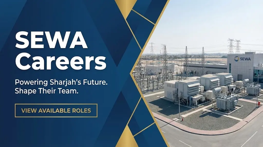 SEWA Careers 2026 | Electrical Engineer, Lineman & Customer Service Jobs in Sharjah