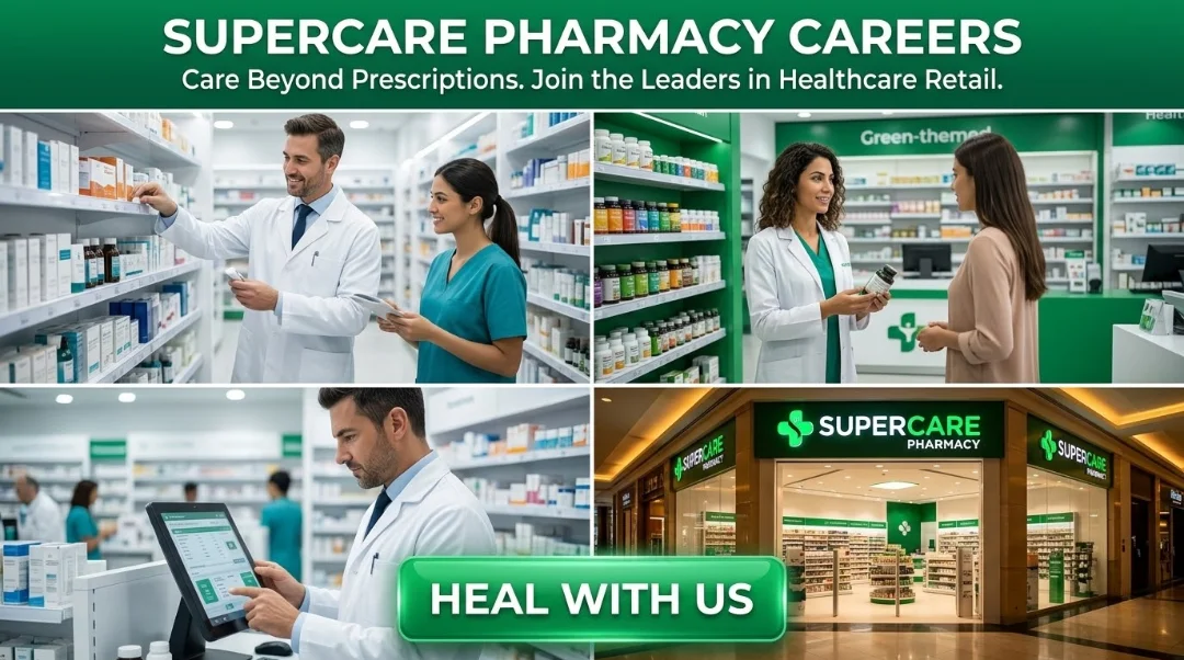 Supercare Pharmacy Careers 2026 | DHA Pharmacist, Beauty Advisor & Retail Jobs