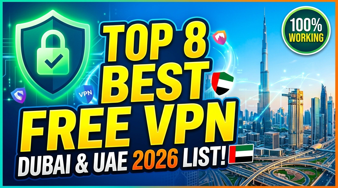 Top 8 Best Free VPN in Dubai & UAE for 2026