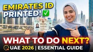 Emirates ID Card Printed: What to Do Next in UAE 2026