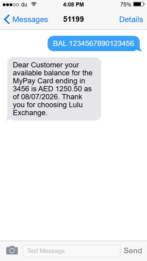 Lulu Balance Check via SMS - The Emirates Guides