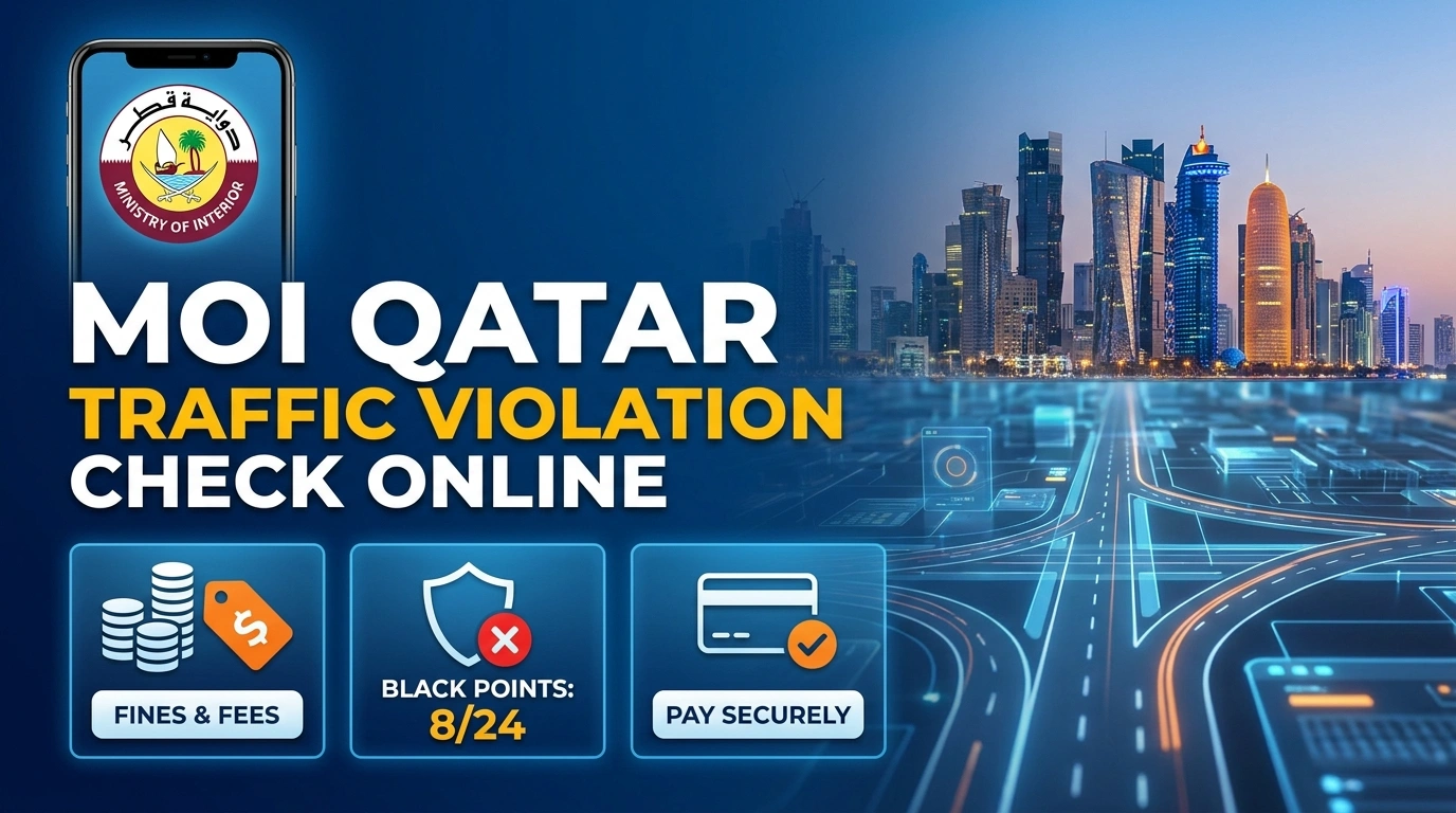 MOI Qatar Traffic Violation Check Online 2026: Fines, Black Points, and How to Pay