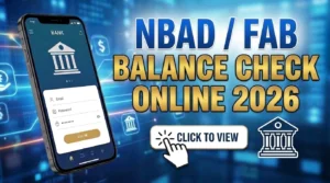 NBAD Balance Inquiry Online | Prepaid Salary Card Check