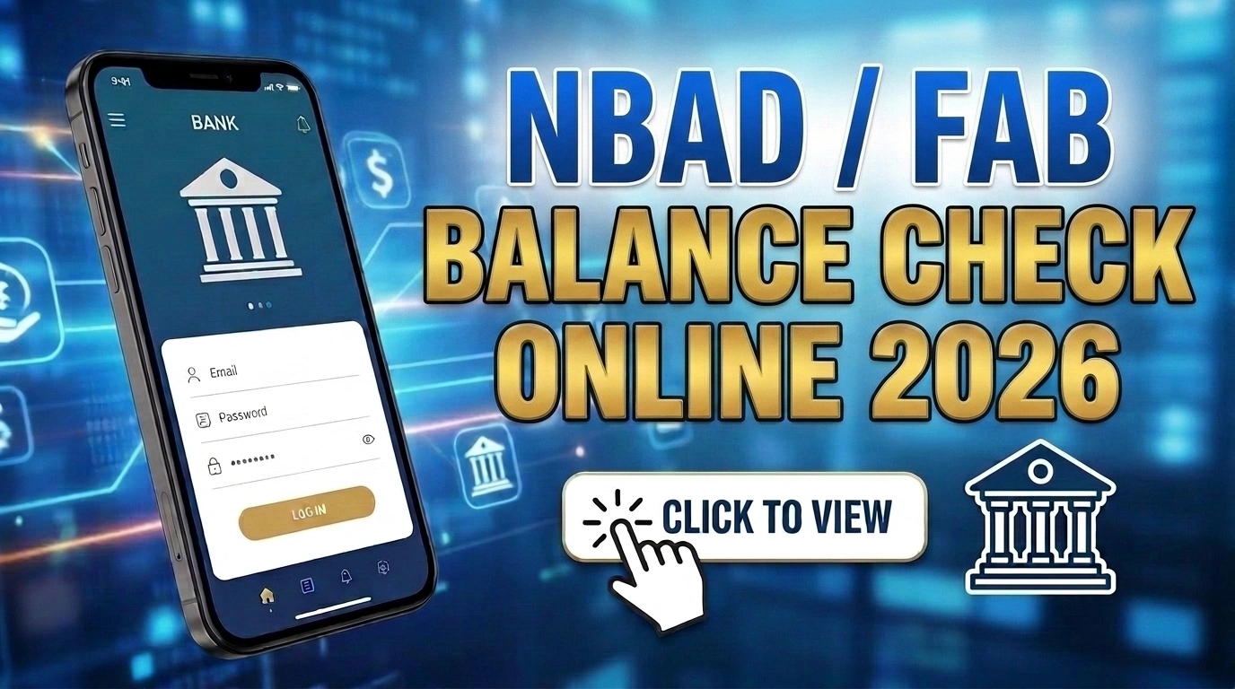 NBAD Balance Inquiry Online | Prepaid Salary Card Check