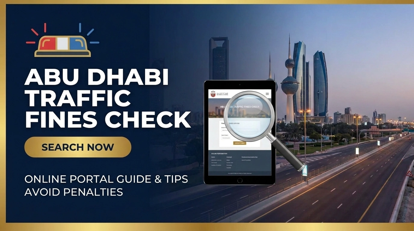 Abu Dhabi Traffic Fines Check 2026: Online, App & By Plate Number